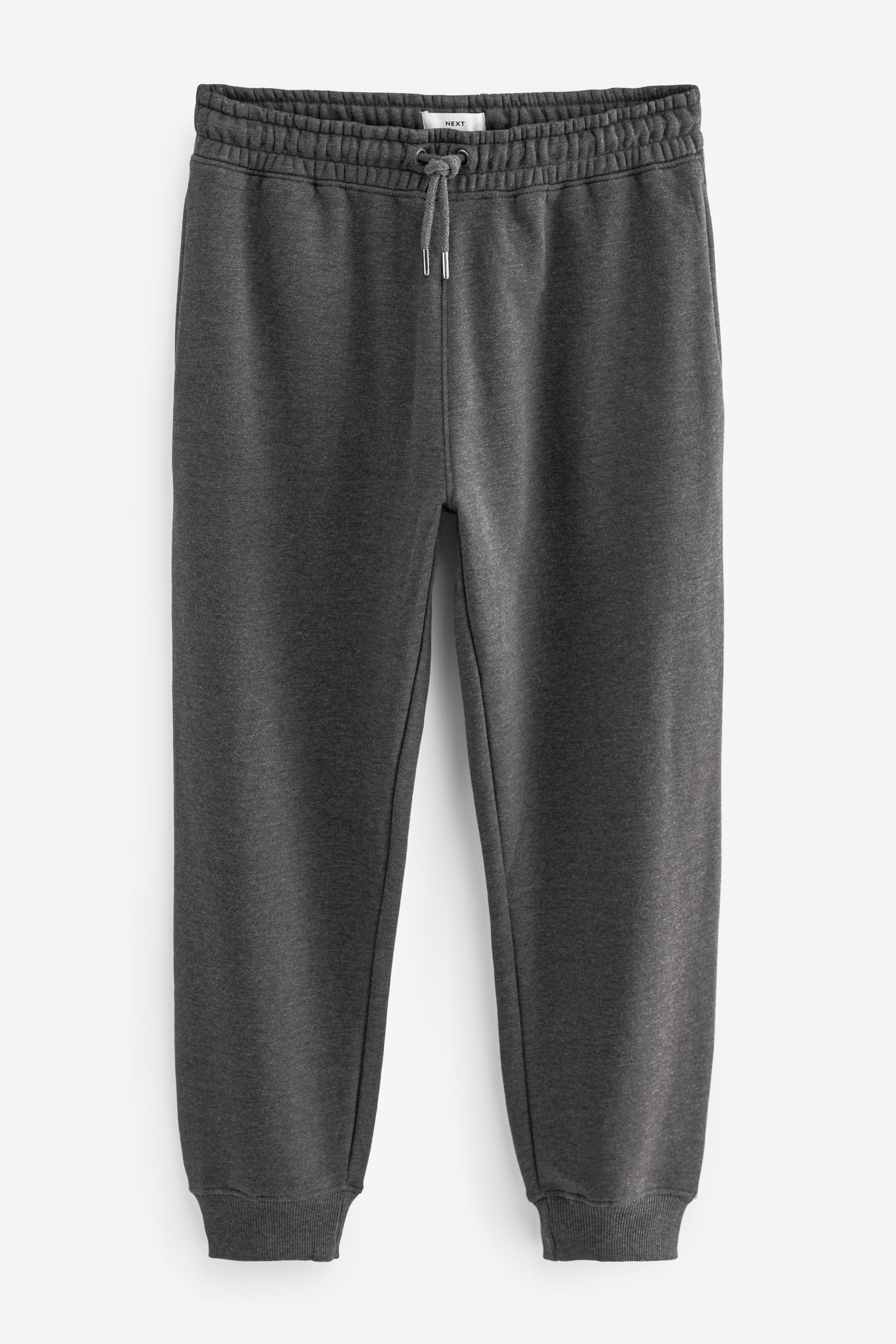 Charcoal Grey Regular Fit Cotton Rich Jersey Joggers