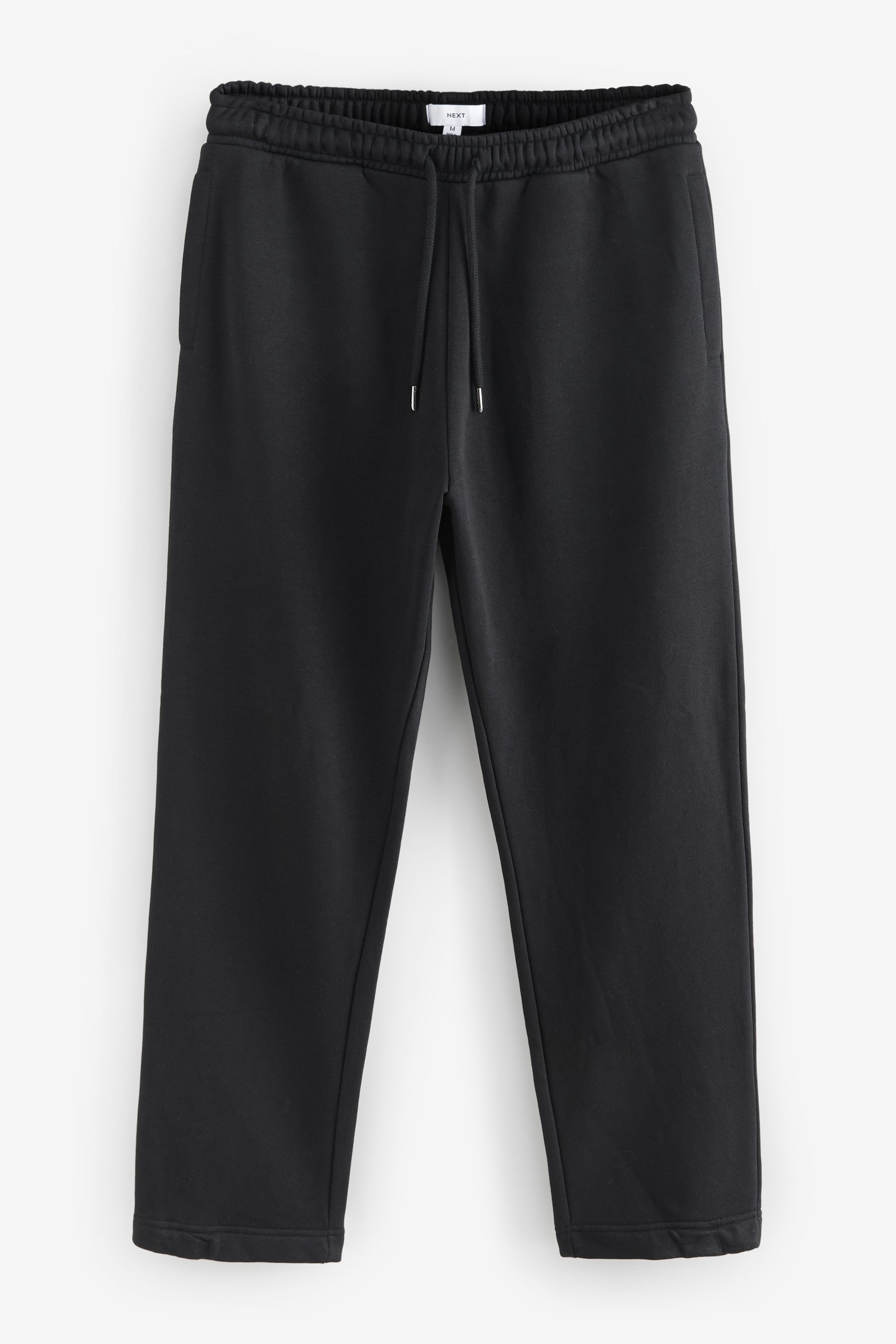Buy Black Open Cotton Rich Jersey Joggers from the Next UK online shop
