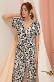 FatFace Camellia Natural Botanical Jumpsuit - Image 4 of 7