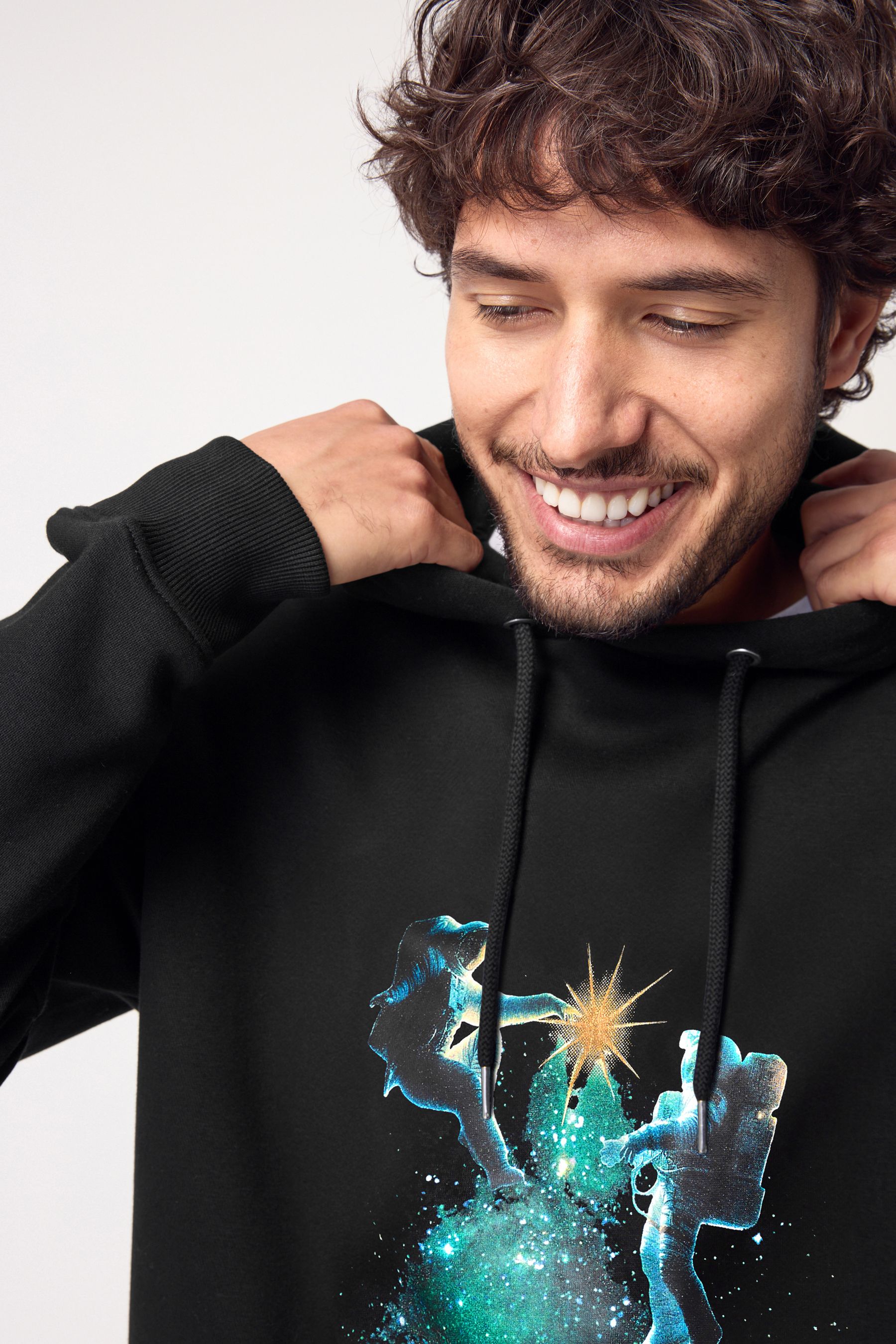Buy NASA Black Overhead Hoodie Christmas Overhead Hoodie from the Next UK online shop