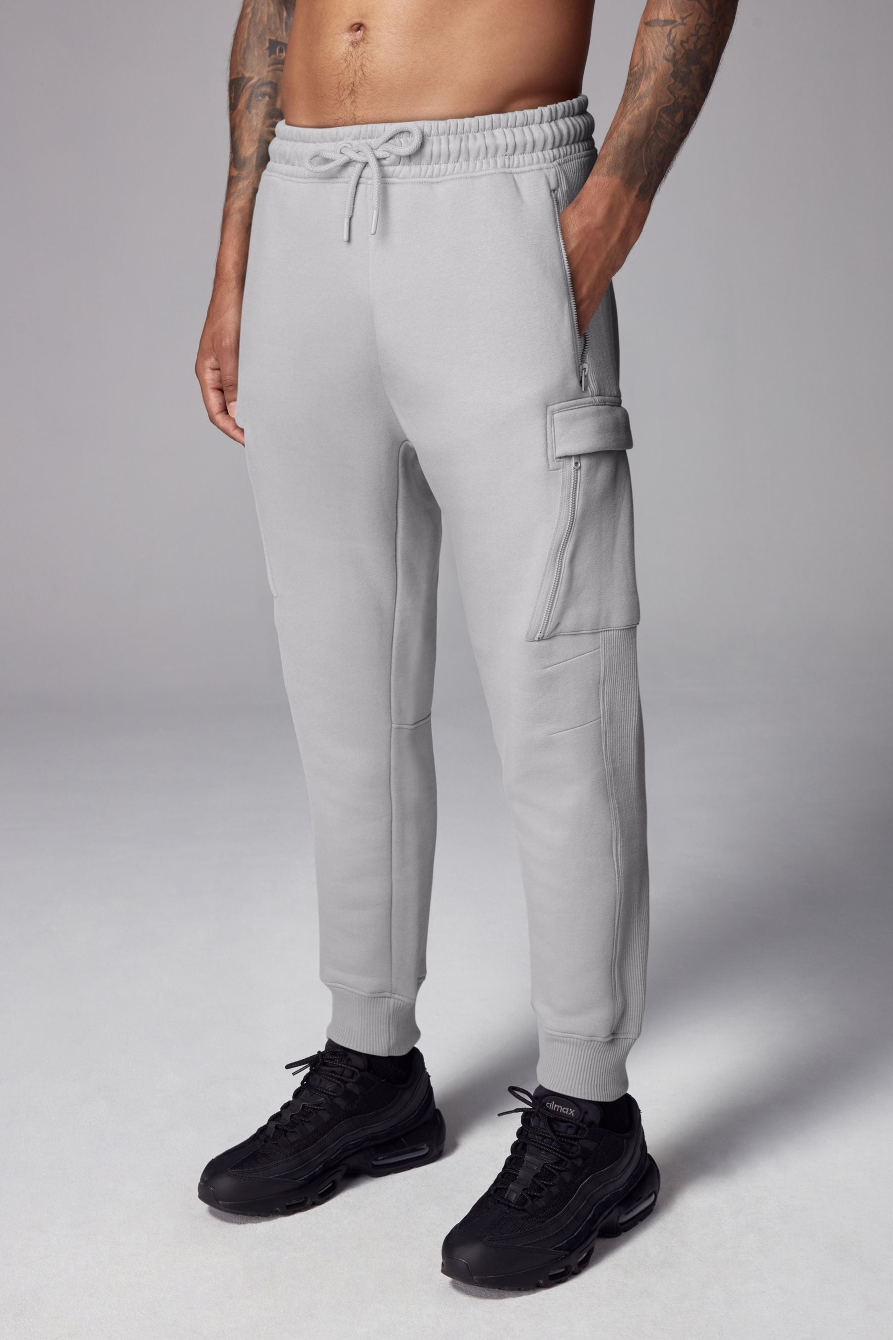 Buy Light Grey Utility Joggers from Next United Arab Emirates