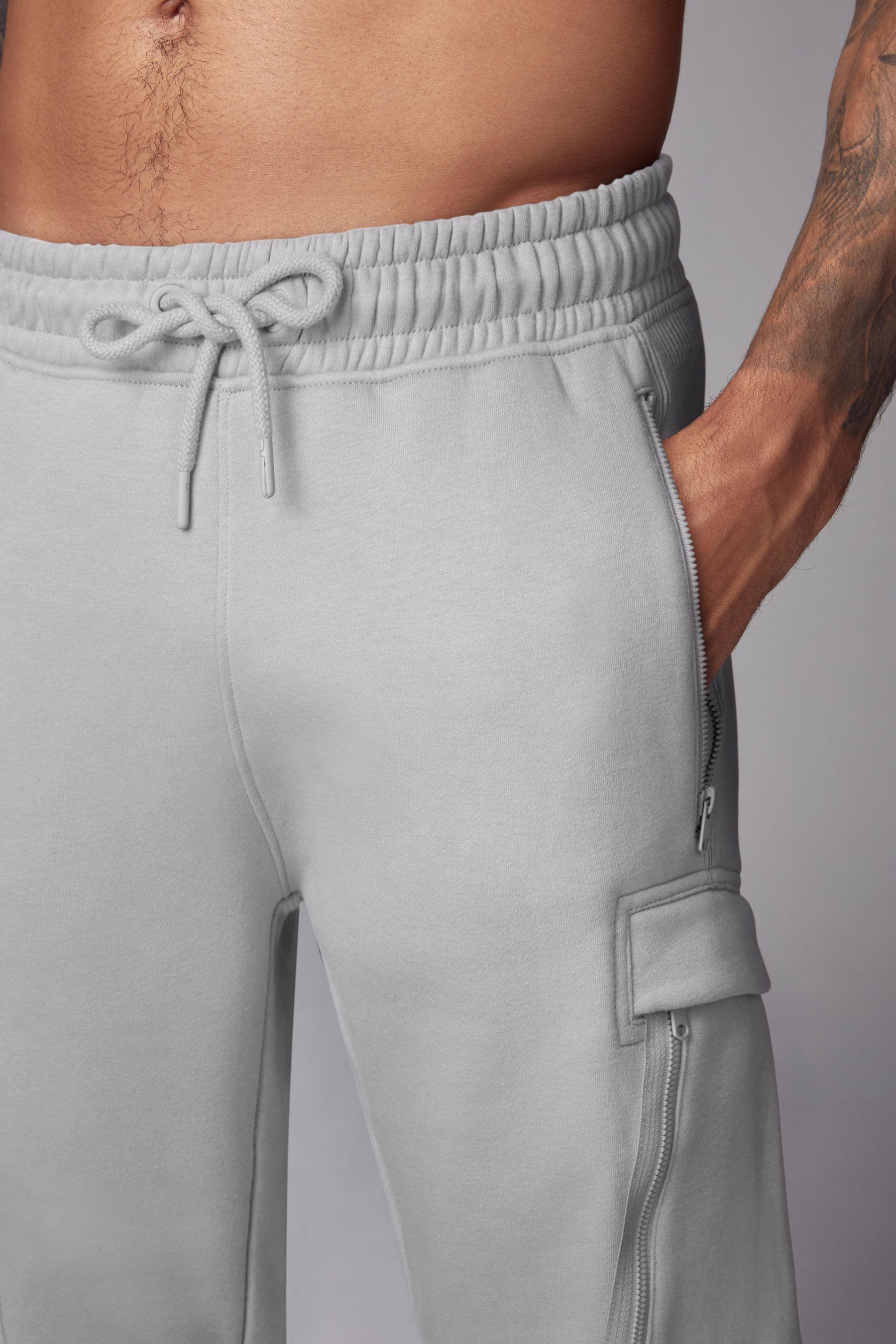 Grey utility joggers on sale