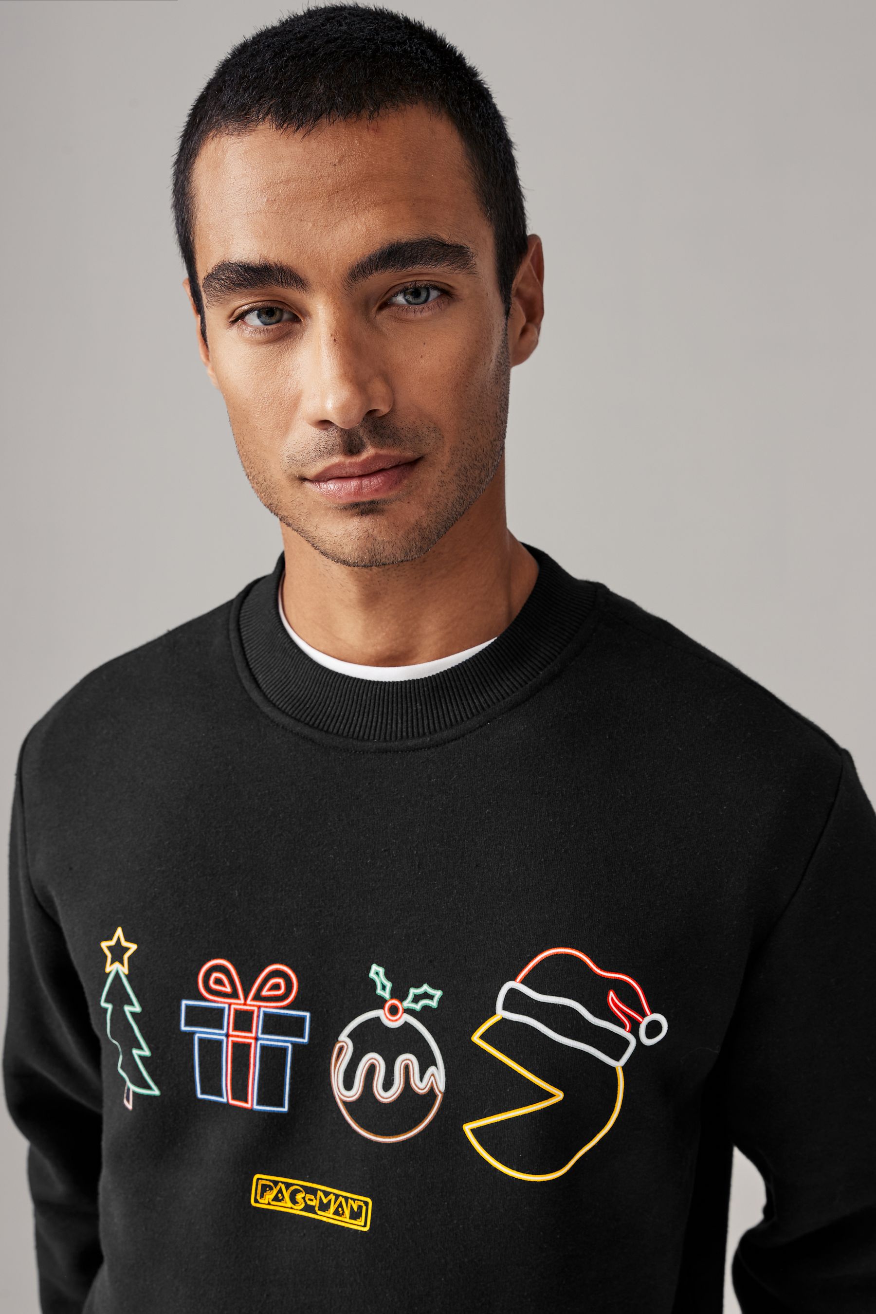 Pac man christmas sweater sale