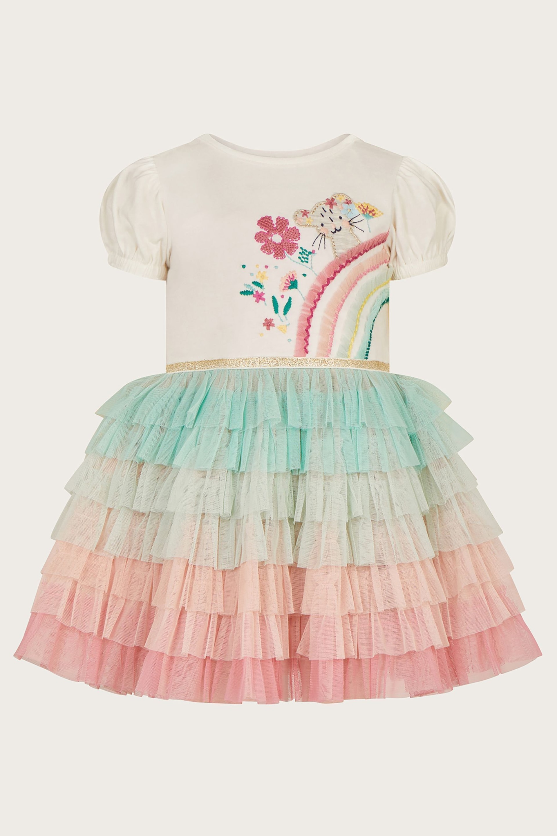 Monsoon Natural Baby Disco Mouse Dress - Image 1 of 3