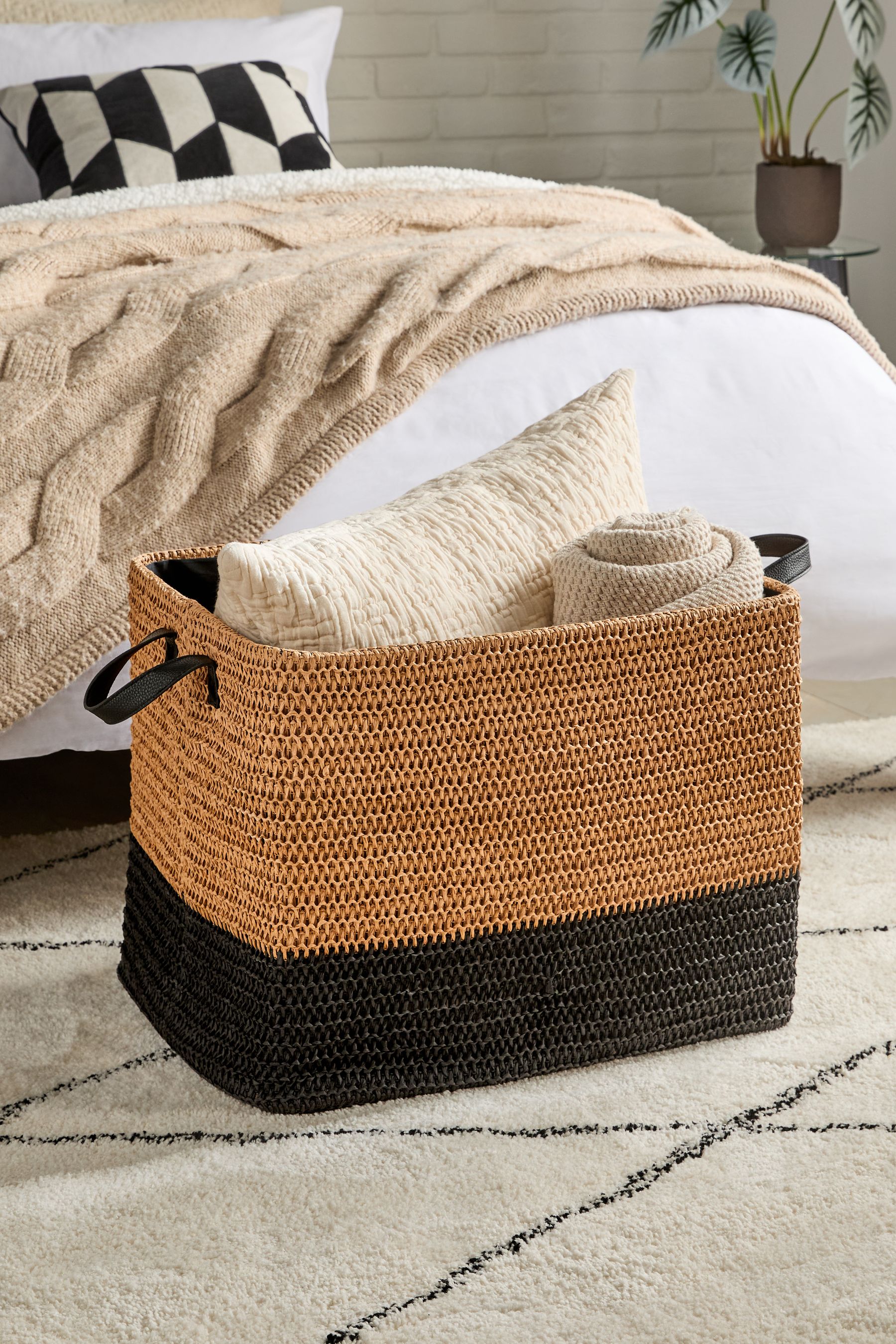 Buy Natural Extra Large Bronx Storage Basket from the Next UK online shop
