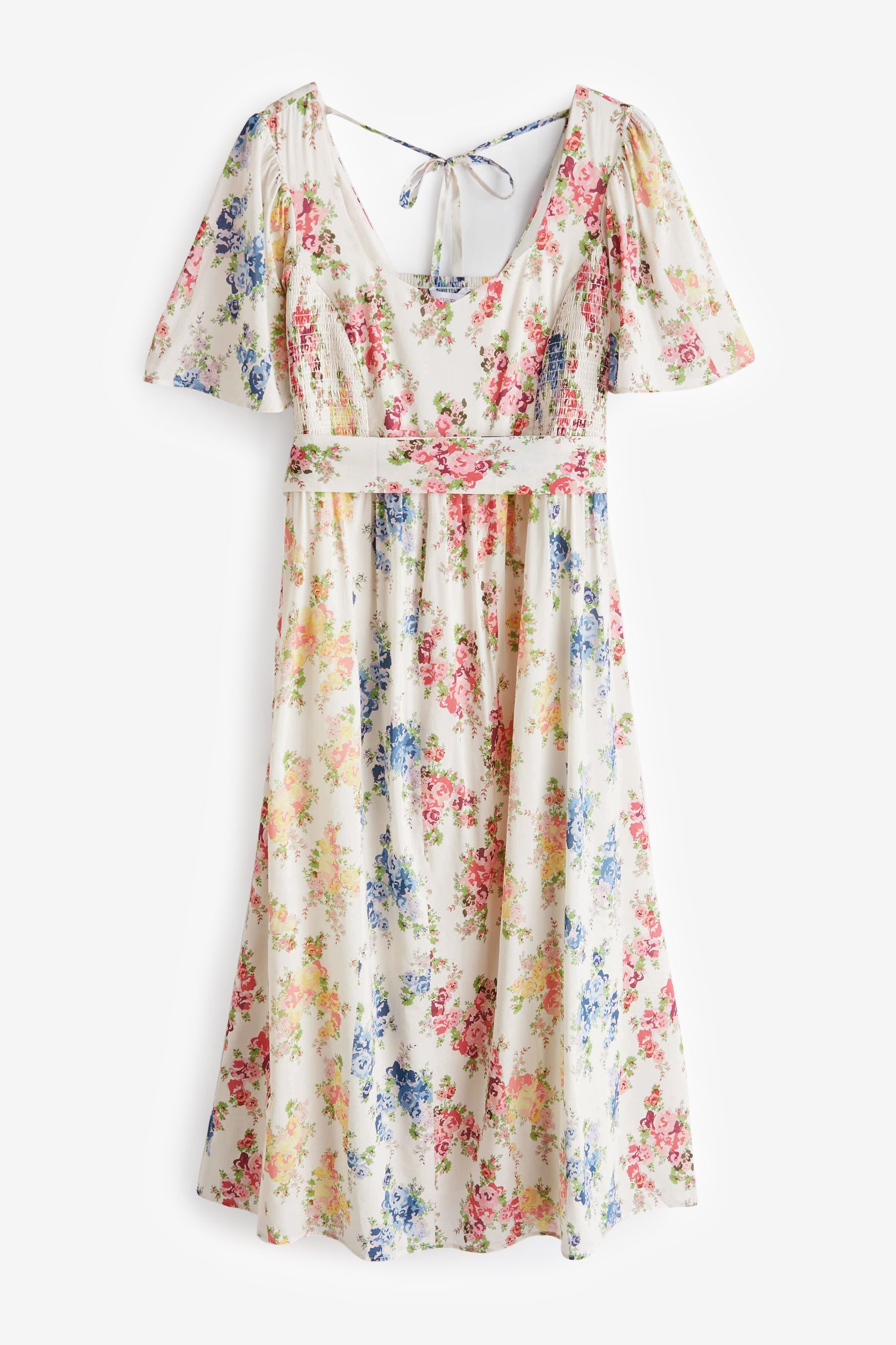 Buy Seraphine Cream Vintage Floral Maternity Nursing Dress from the Next UK online shop