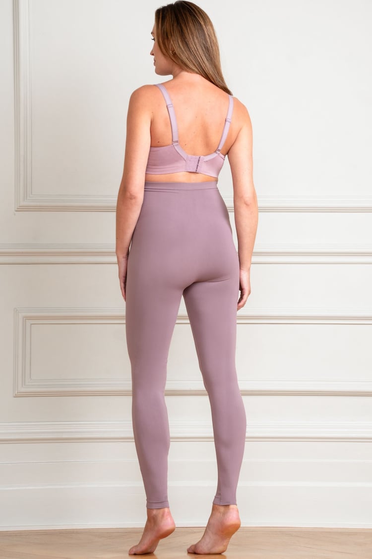 Seraphine Pink Seamless Post-Maternity Leggings - Image 2 of 7