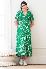 Seraphine Green Tie Front Midi - Image 3 of 9