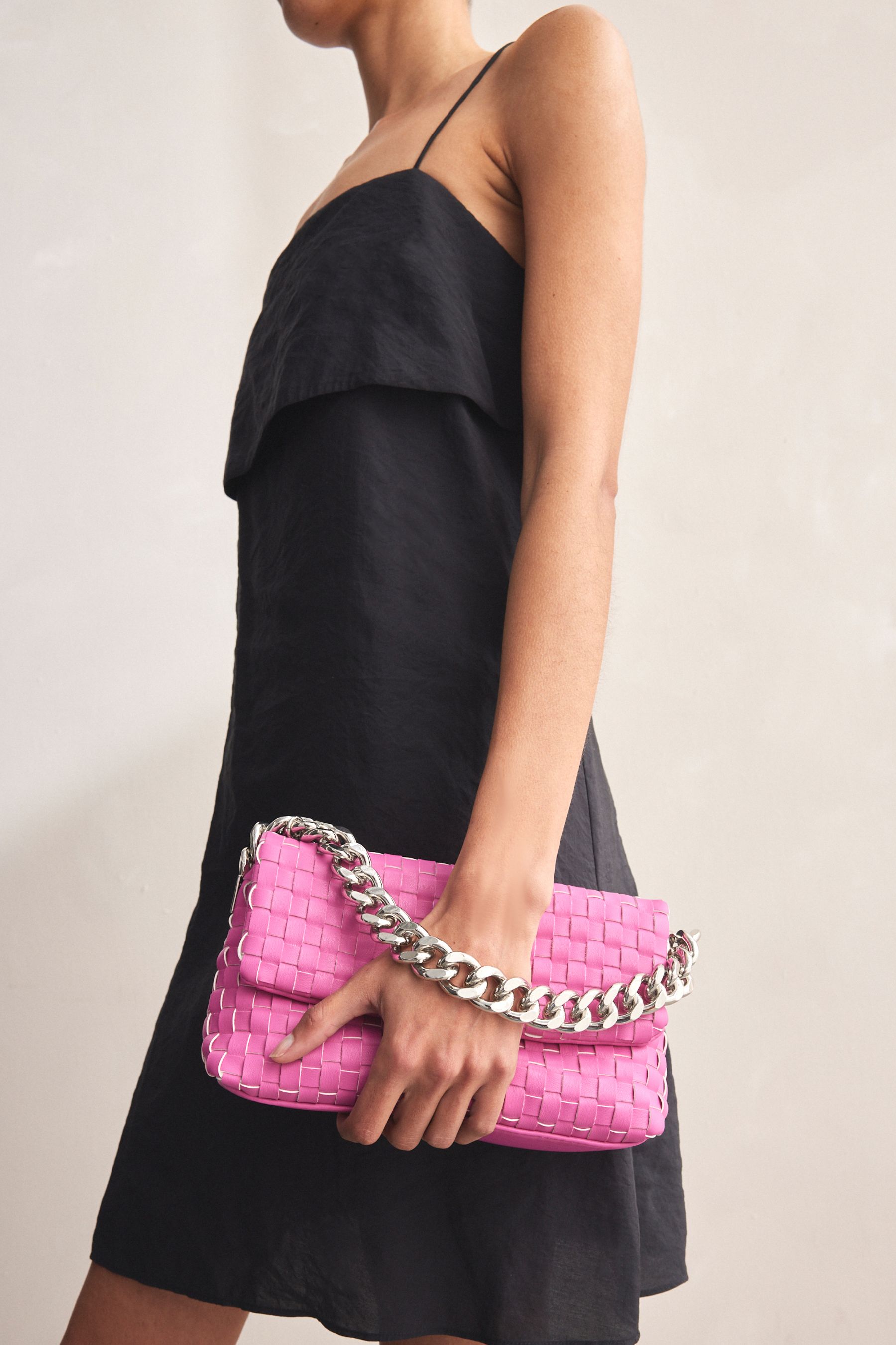 Cerise pink clutch bag ireland shop