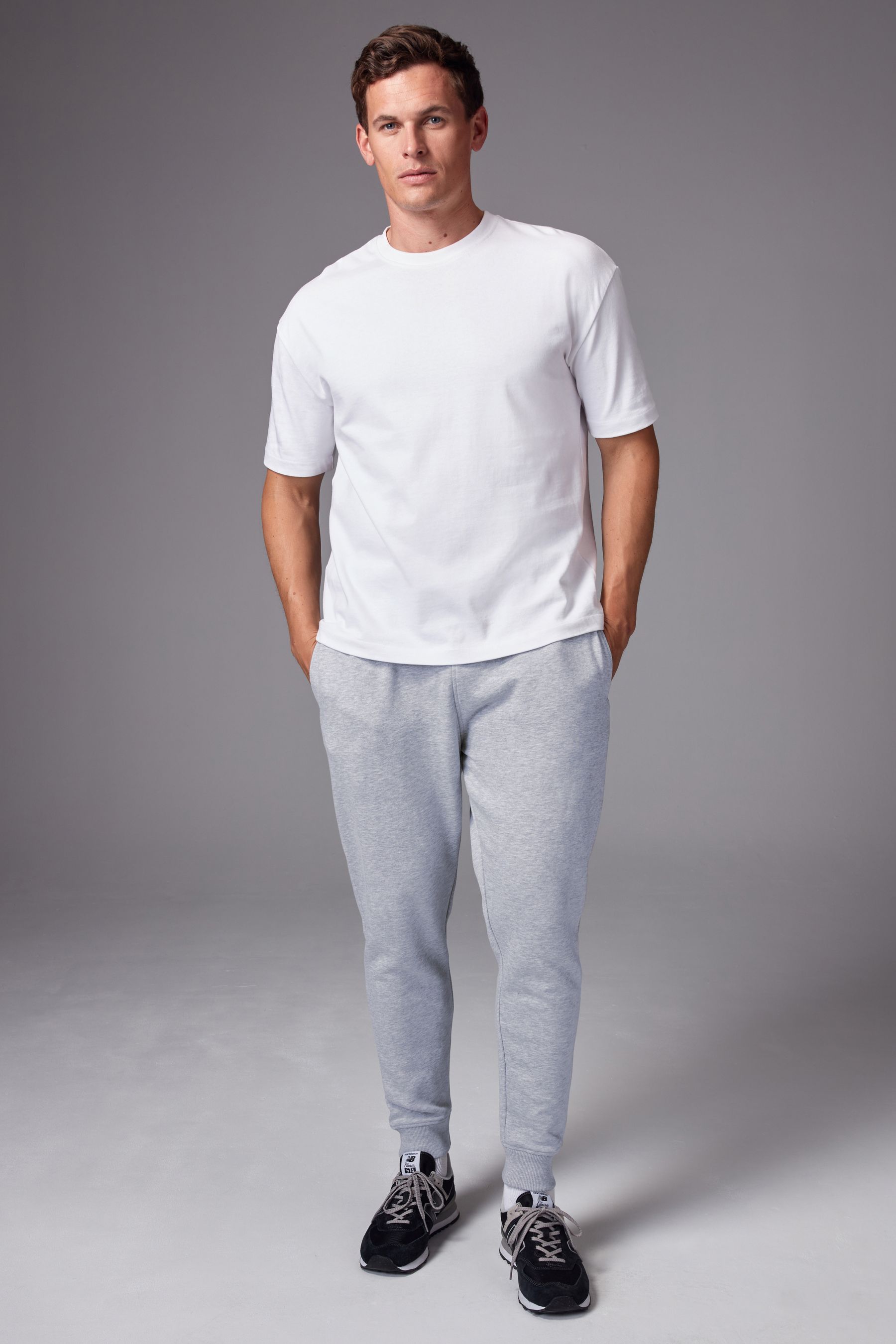 Buy Black Grey Premium Joggers 2 Pack from Next Ukraine