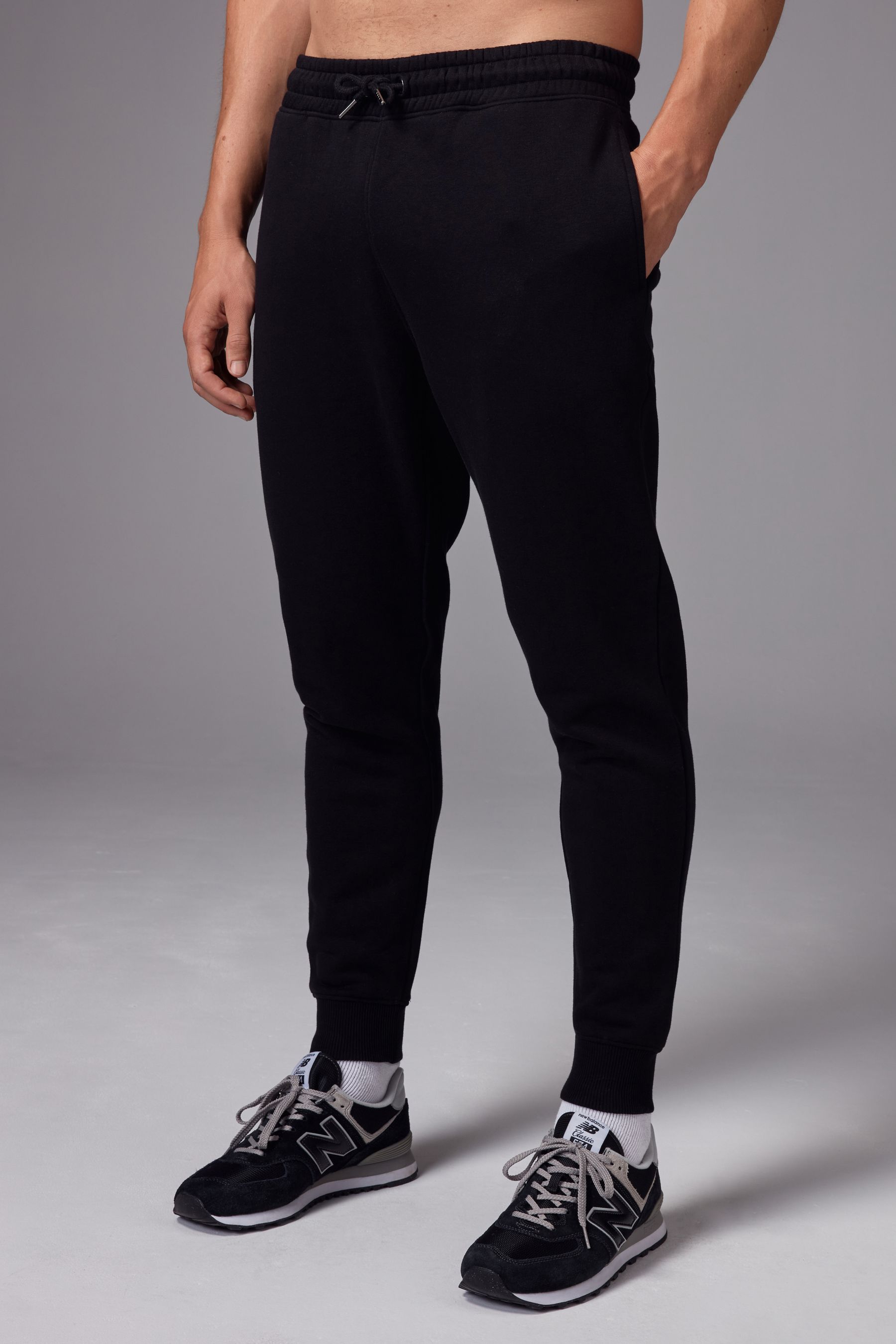 Buy Black Grey Slim Fit Joggers 2 Pack from Next United Arab Emirates