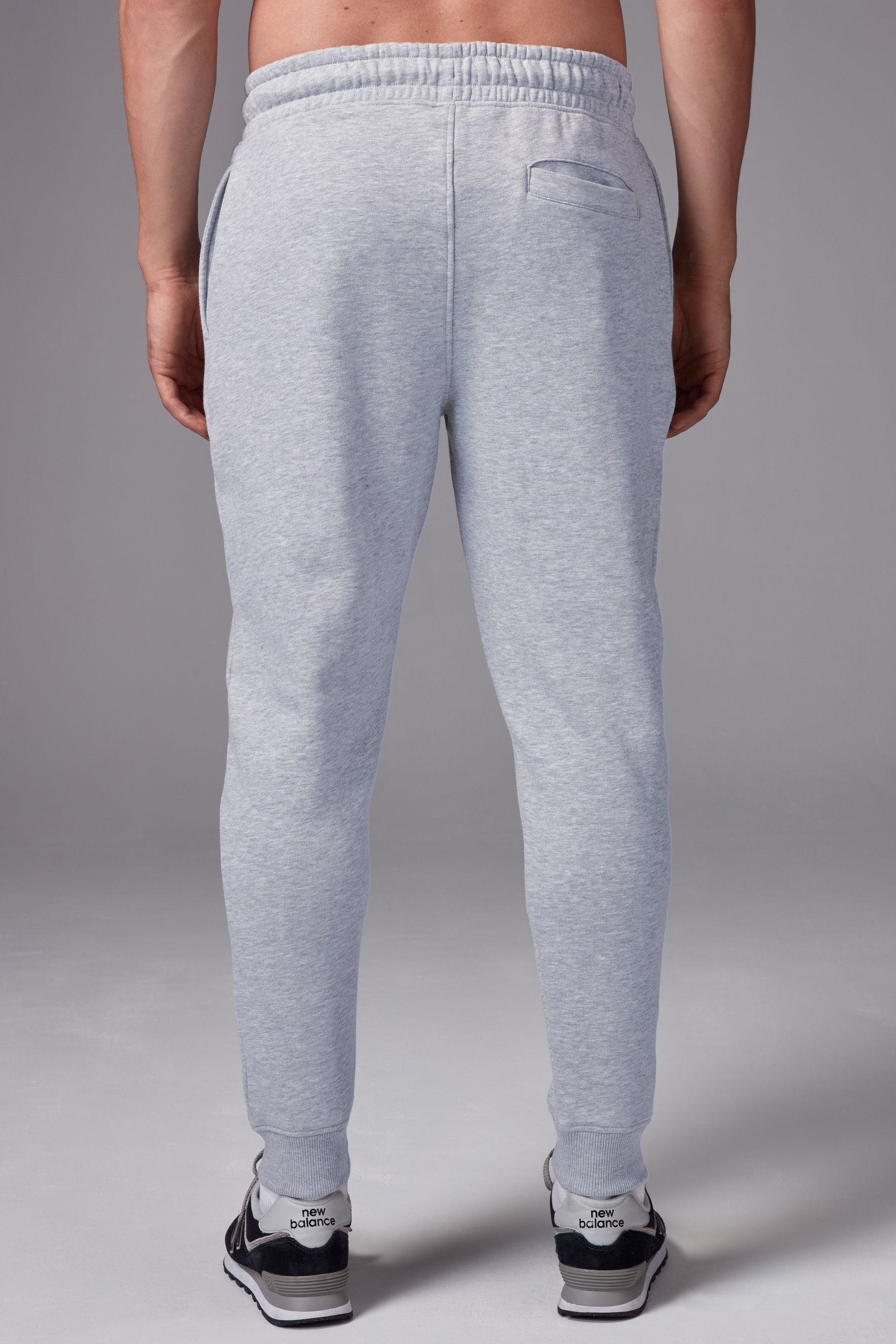 Slim fit joggers grey outlet
