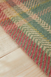 Green Barton Check Doormat - Image 3 of 3