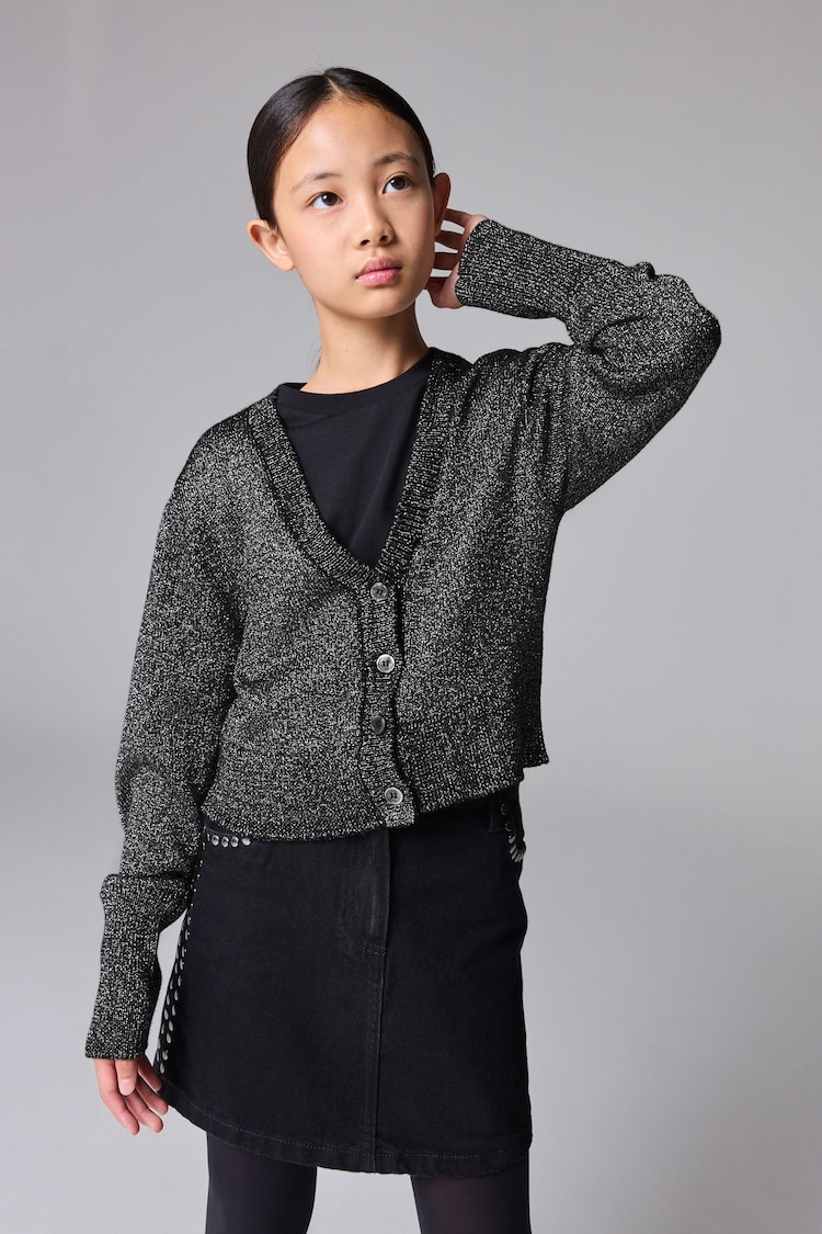 Silver cardigan next