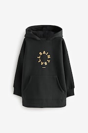 smALLSAINTS Black Girls Tierra Logo Etienne Hoodie - Image 5 of 8