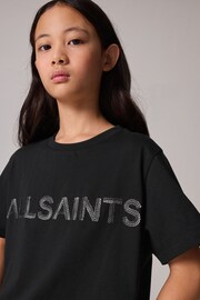 smALLSAINTS Black Girls Logo Sequin T-Shirt - Image 1 of 7