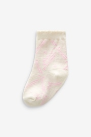 Polo Ralph Lauren Baby Bear Pink 100% Cotton Socks 3 Pack - Image 4 of 6