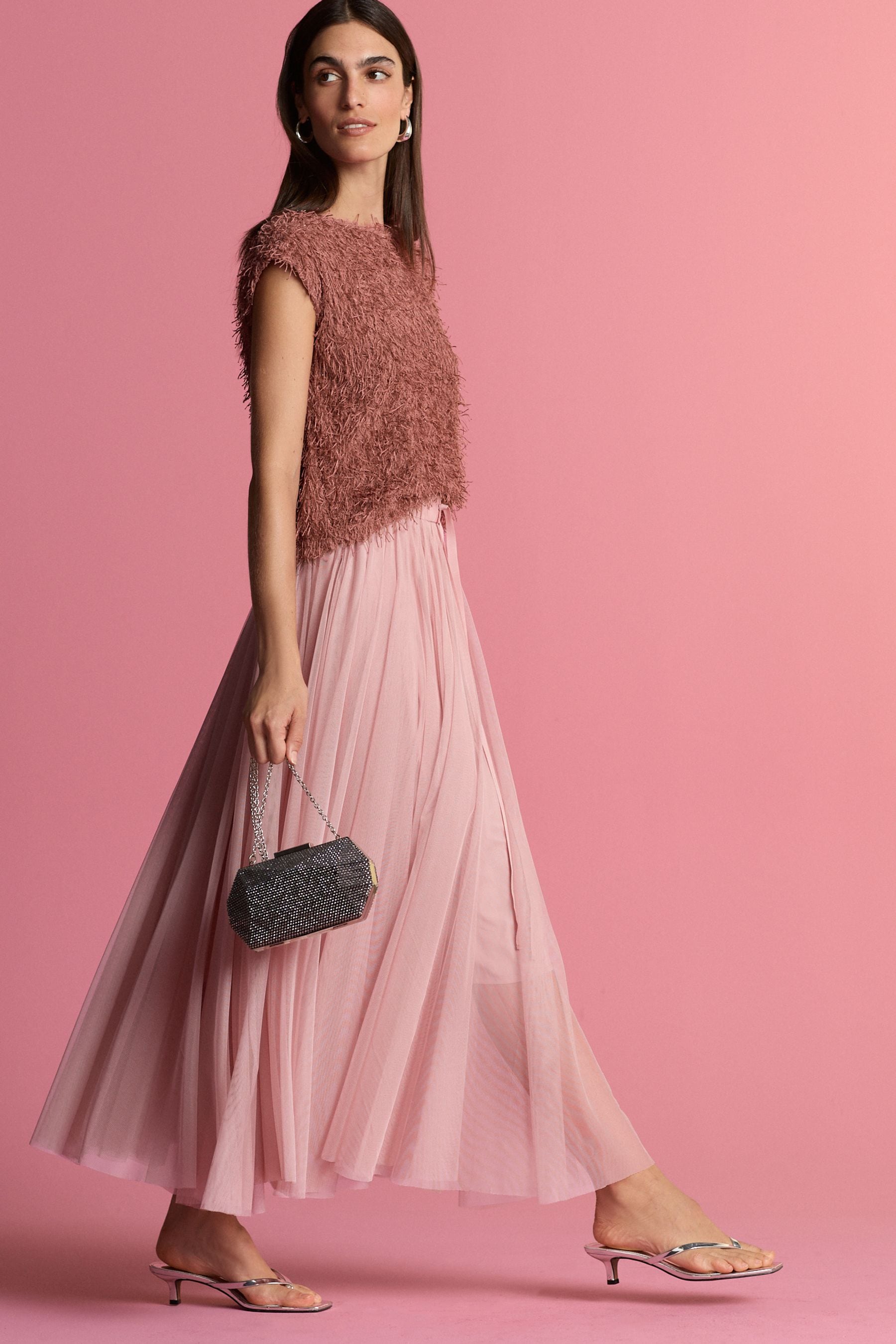 Pink maxi skirt uk 2025