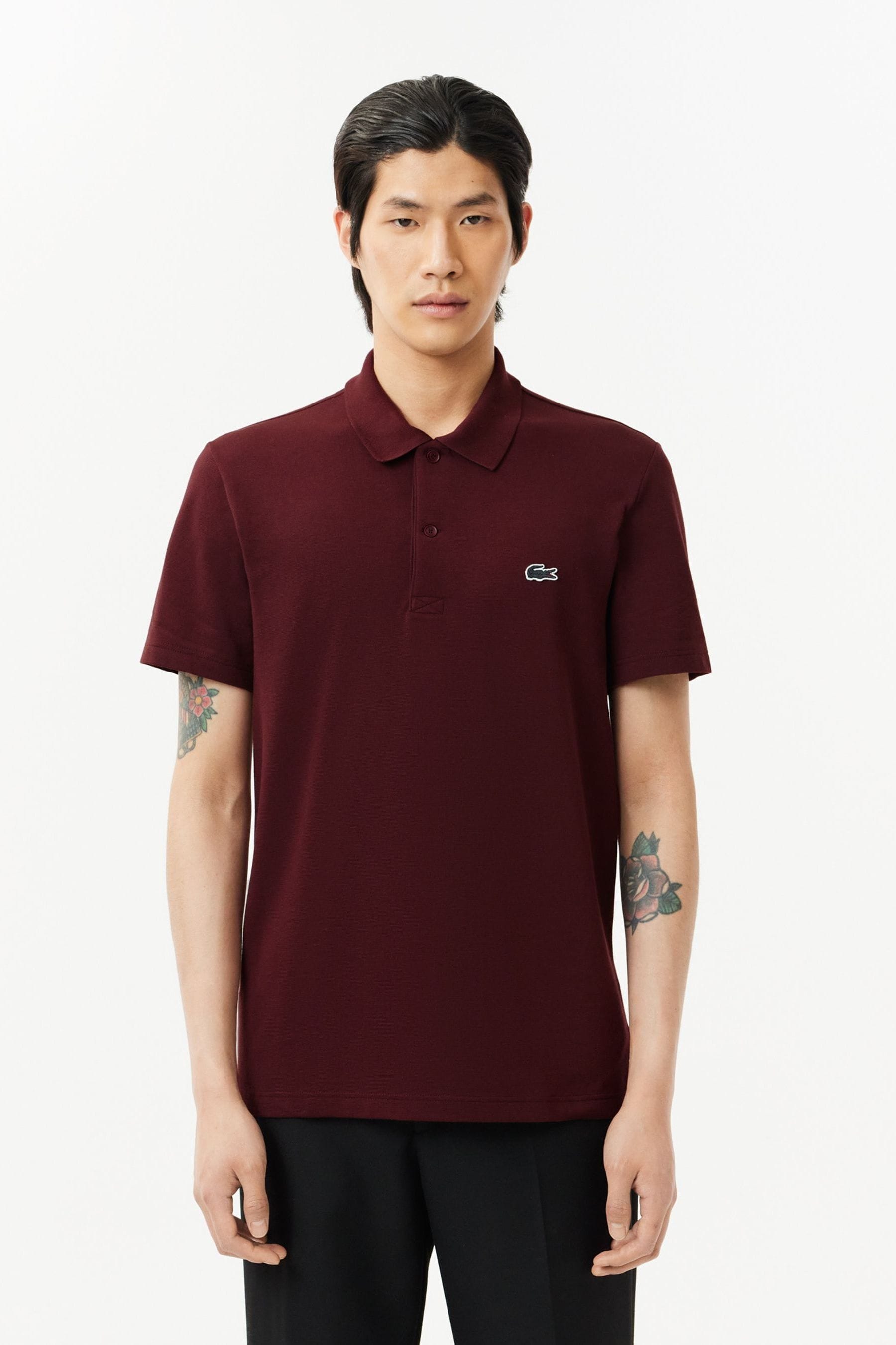 Buy Lacoste Regular Fit Cotton Blend 100 Cotton Polo Shirt from Next Luxembourg