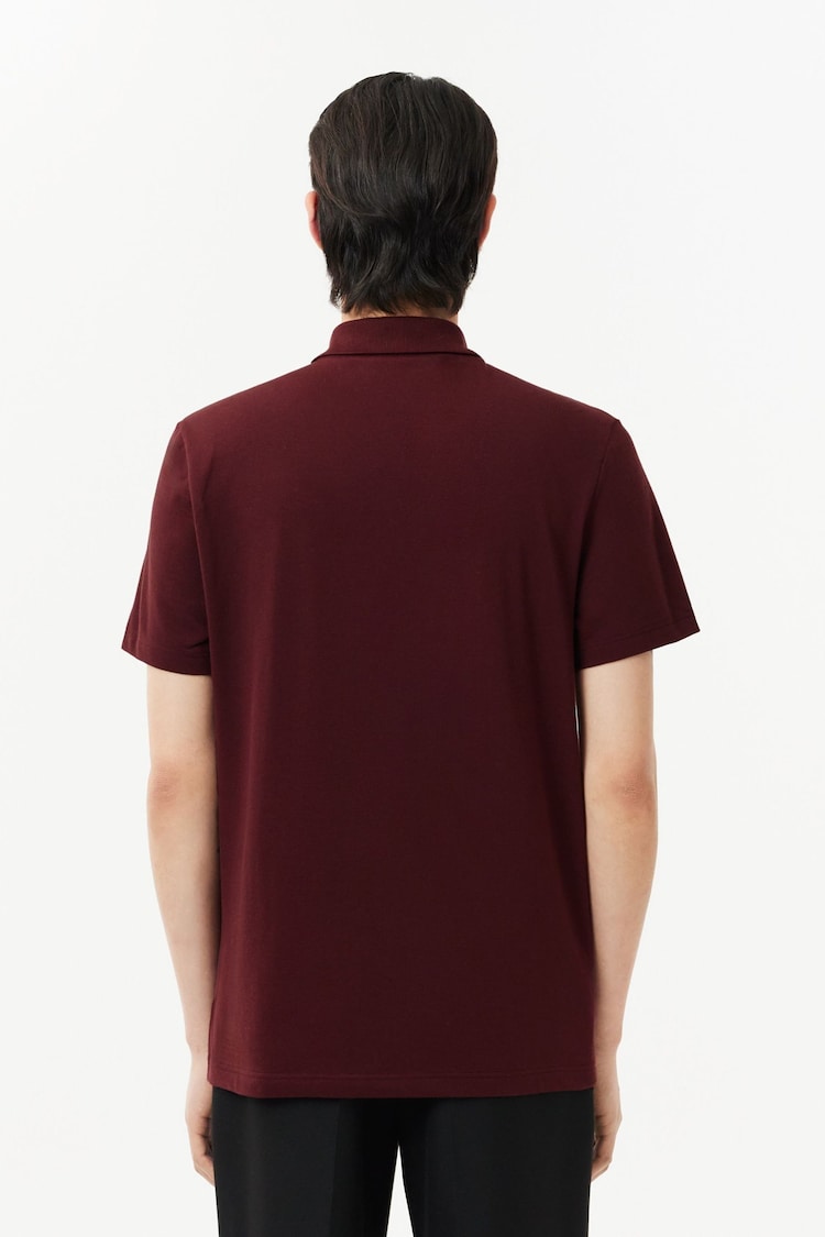 Lacoste Regular Fit Cotton Blend Brown Polo Shirt - Image 2 of 6