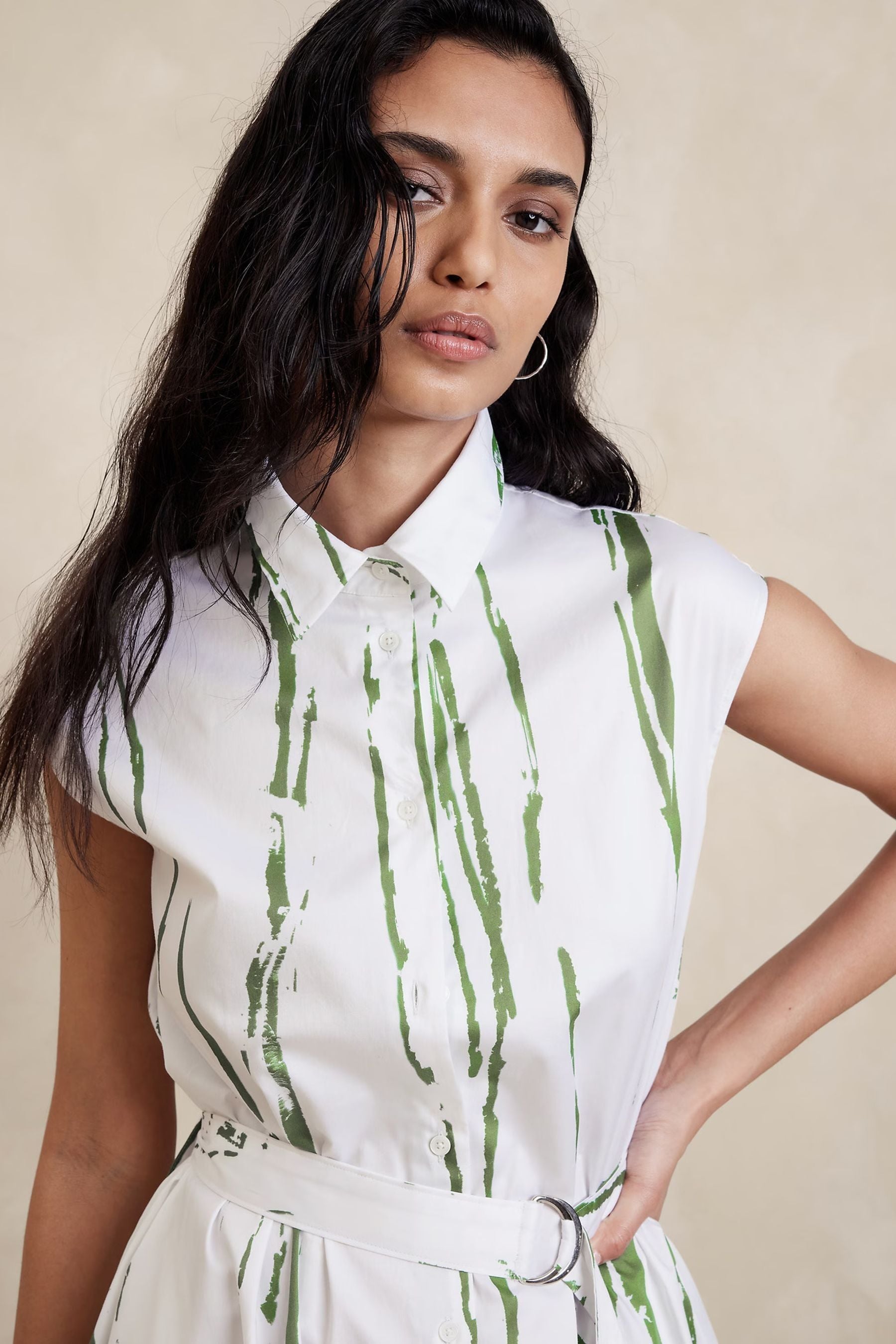 Buy Banana Republic White Poplin Maxi Shirt Dress from Next Gibraltar