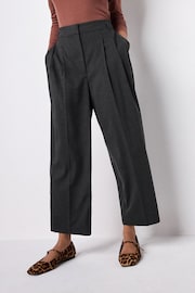 Grey Tailored Barrel Trousers - Image 2 of 8