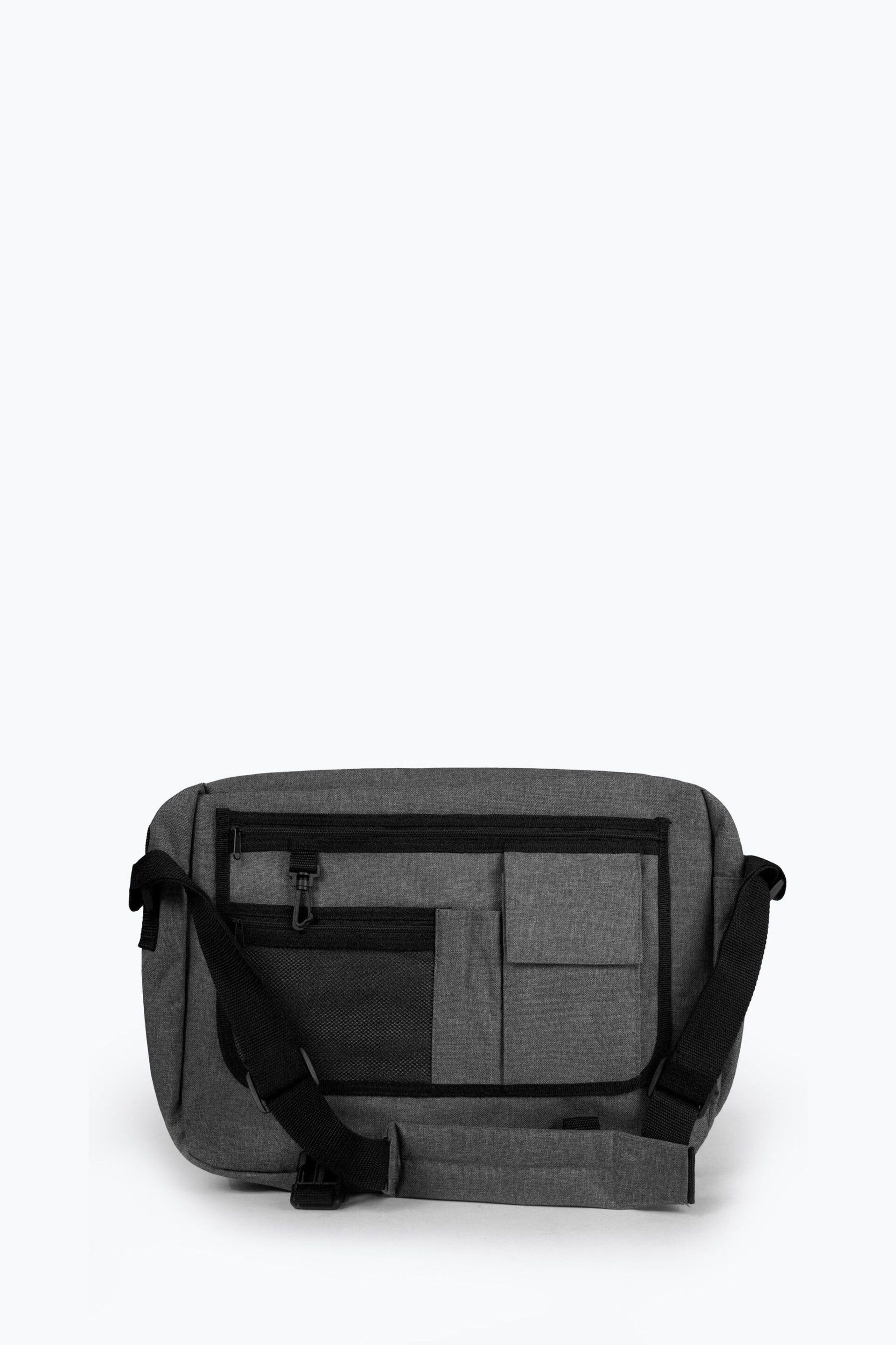 Hype. Anthracite Messenger Black Bag - Image 4 of 5