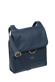 Cultured London Covent Leather Cross-Body Dark Bag - Image 3 of 7