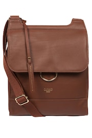 Cultured London Covent Leather Cross-Body Dark Bag - Image 1 of 7