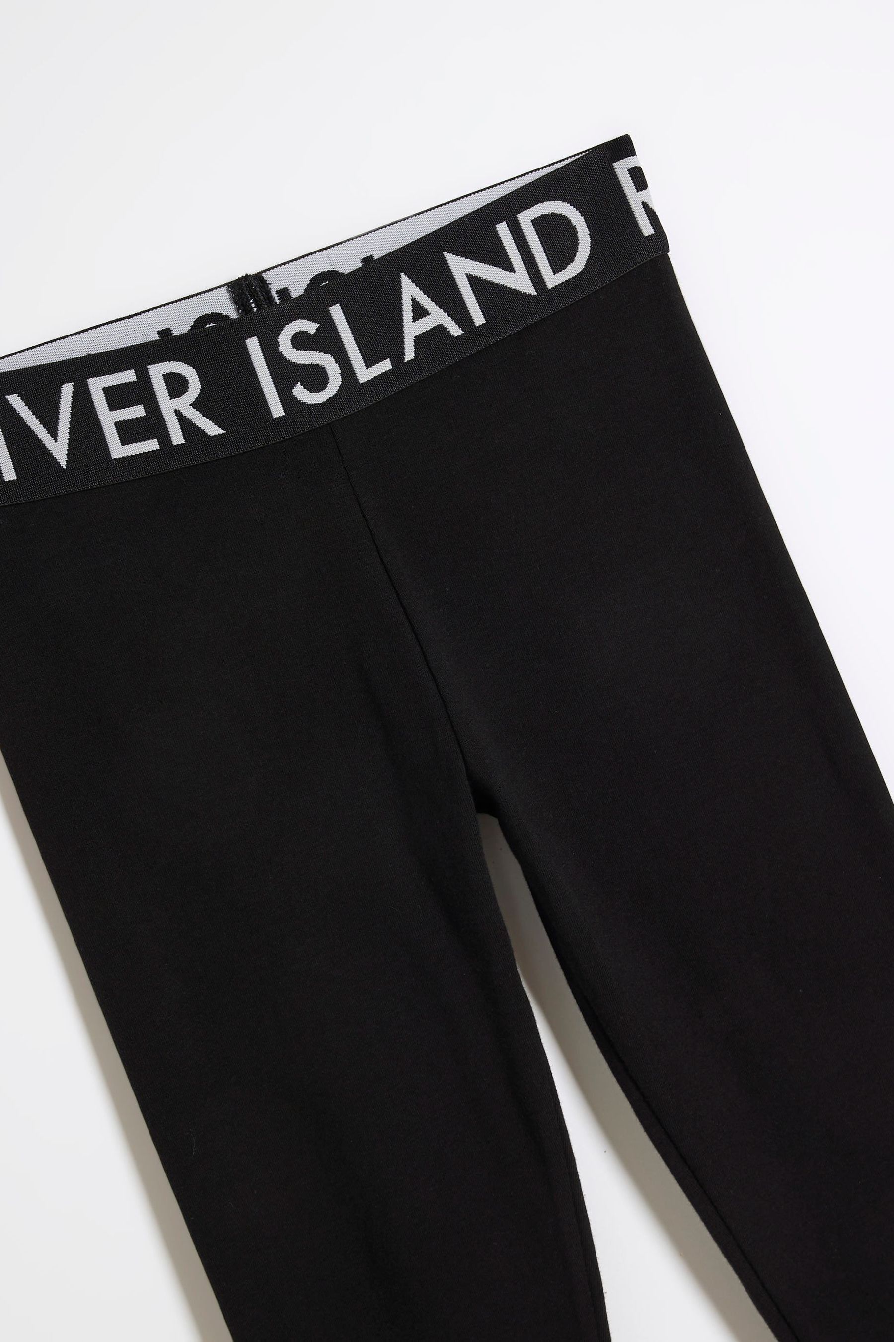 Buy River Island Black Girls Deep Waistband 100 Cotton Leggings 5 Pack from the Next UK online shop
