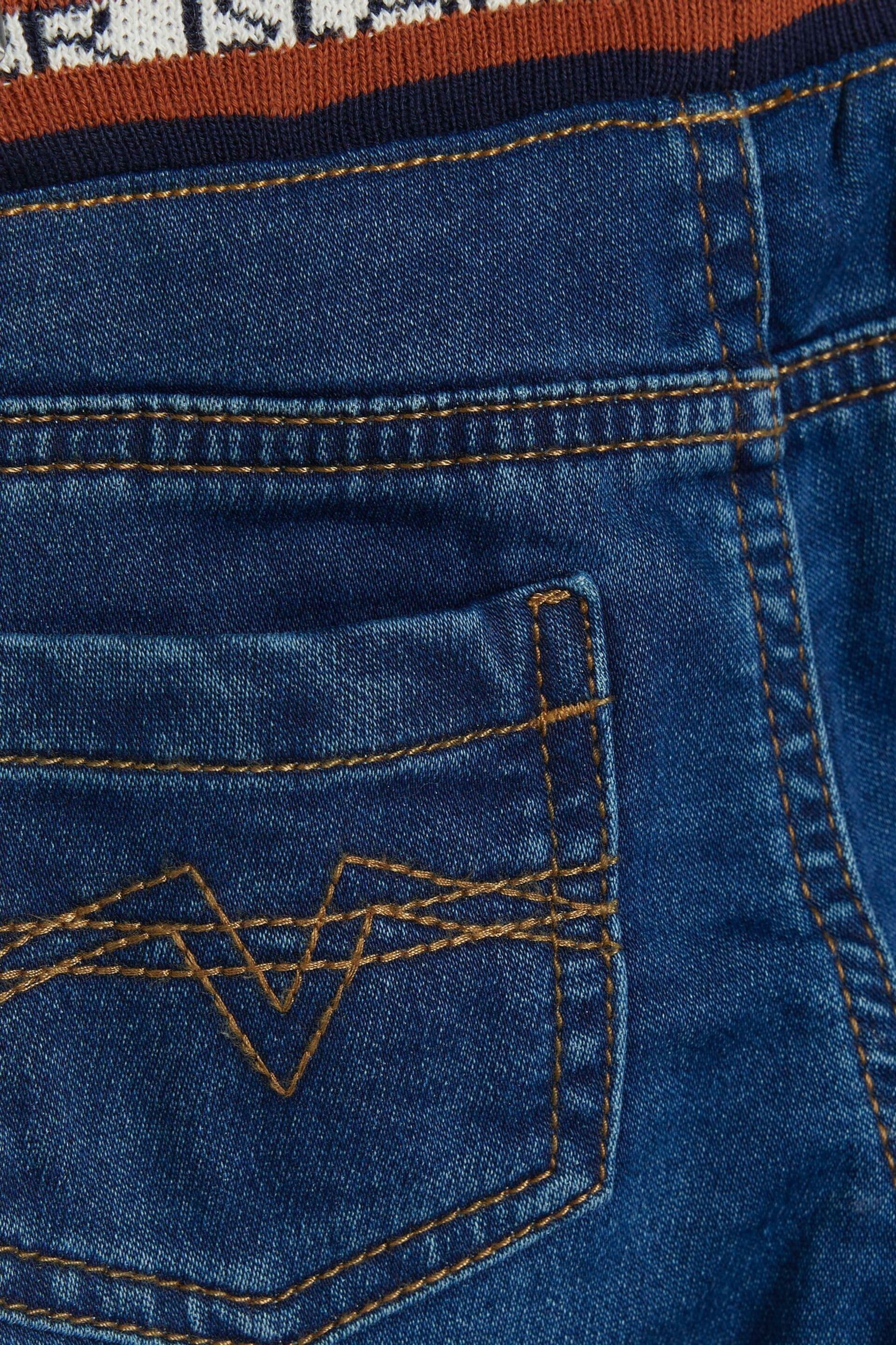 River Island Blue Boys Ribbed Waistband Jeans - Image 4 of 4