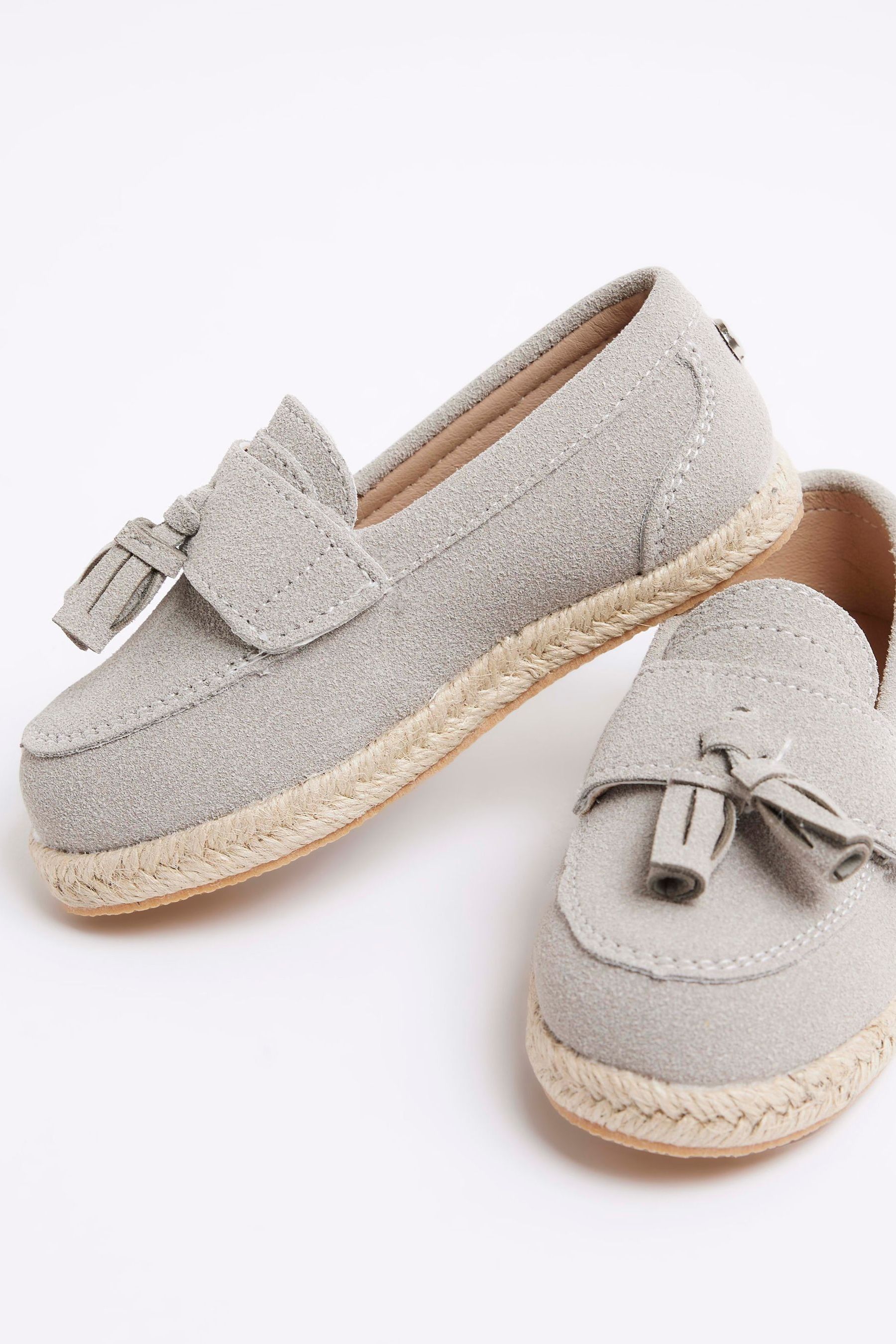 Buy River Island Grey Boys Espadrille Loafers from Next Luxembourg