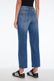 7 For All Mankind Blue The Modern Straight Jeans with Raw Cut - Image 2 of 5