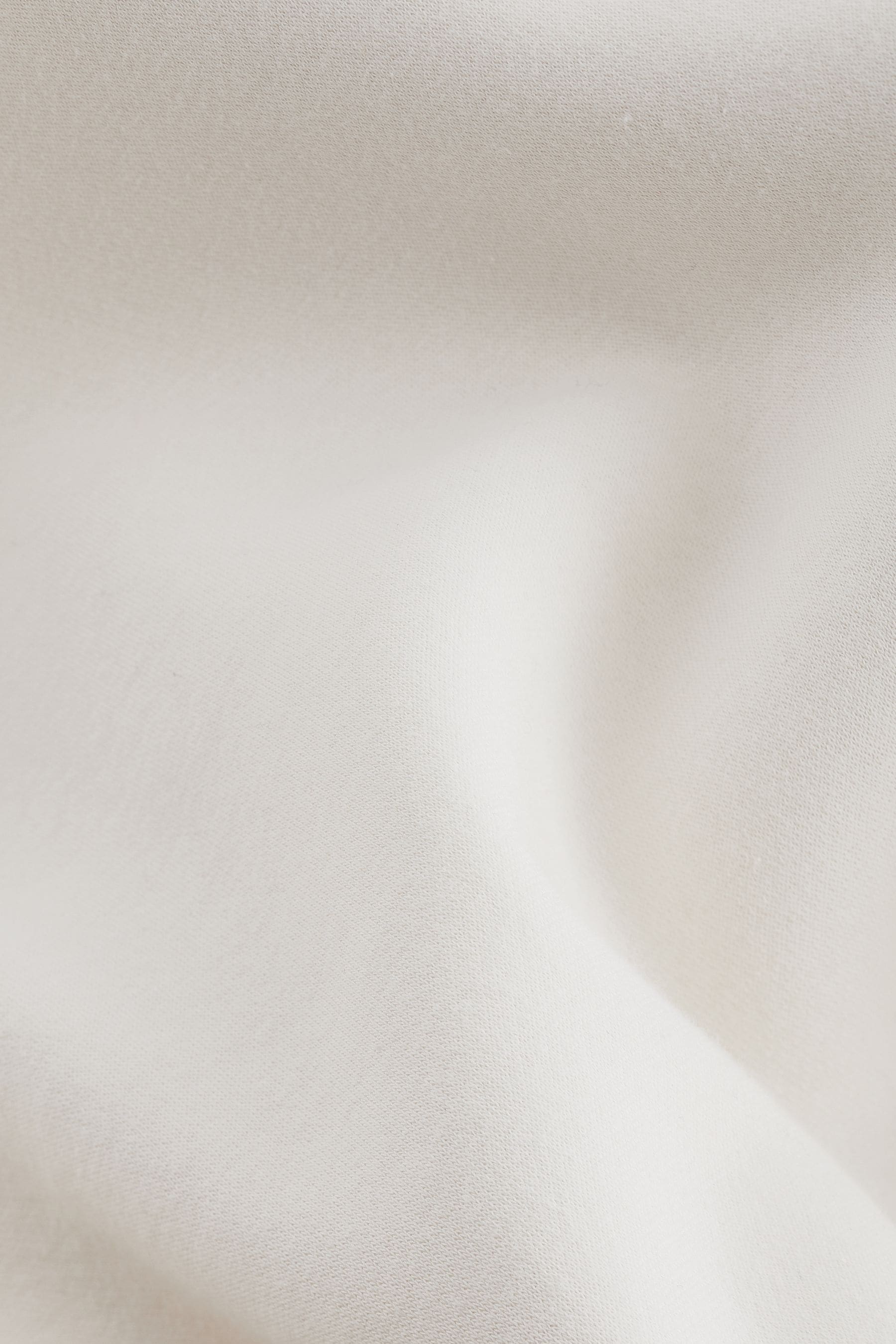 Buy Ecru White Oversized Relaxed Fit Heavyweight Brushed Longline Hoodie Sweatshirt from Next Luxembourg