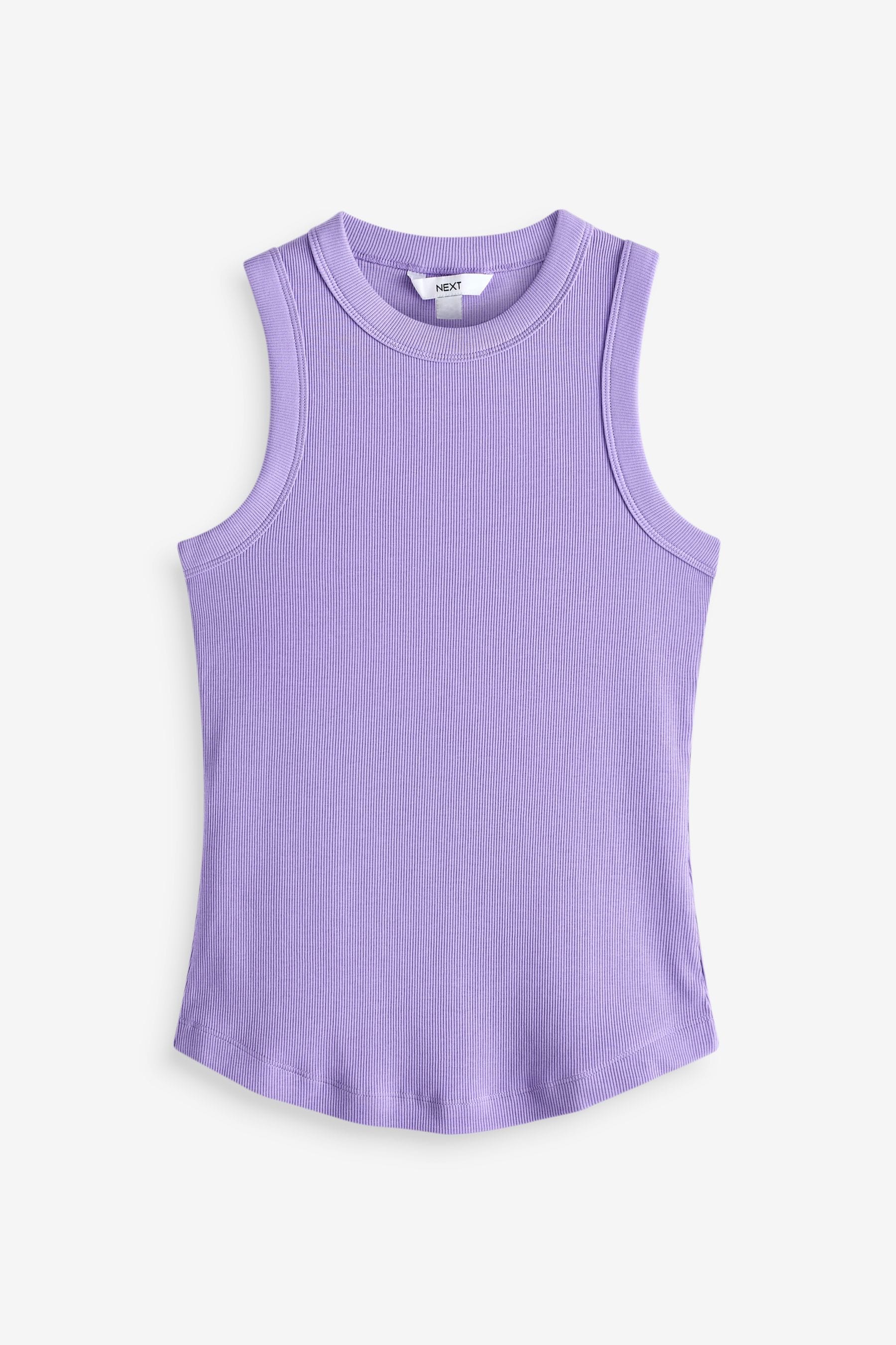 Purple vest top shop