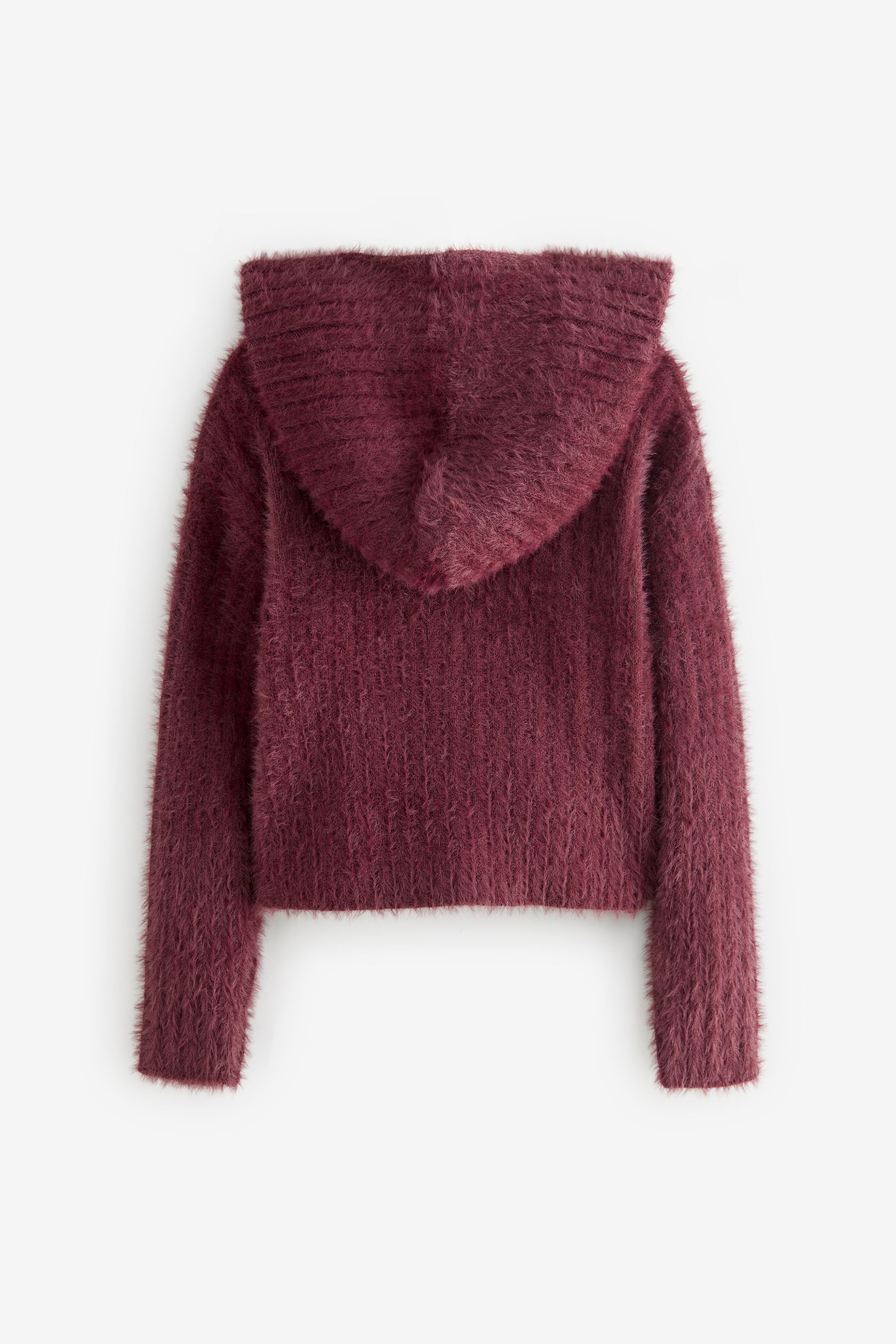Buy Berry Pink Fluffy Hoodie 3 16yrs from the Next UK online shop