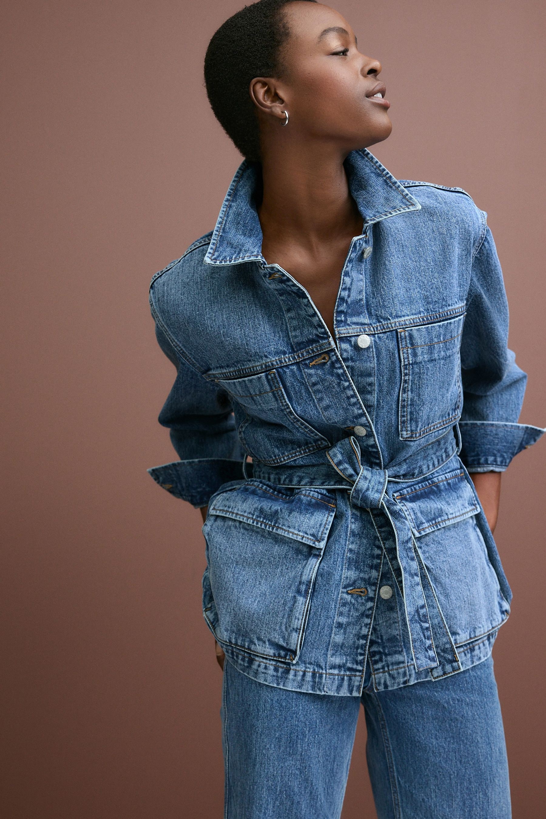 NEXT Women s Elevated 4 Pocket Denim Jacket