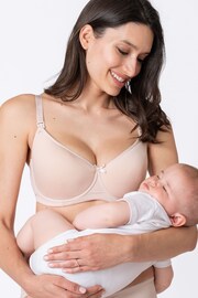 Seraphine Natural T-Shirt Maternity And Nursing Bra Set - Image 6 of 8