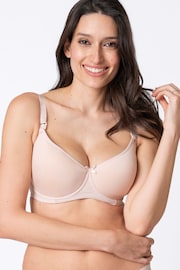 Seraphine Natural T-Shirt Maternity And Nursing Bra Set - Image 7 of 8