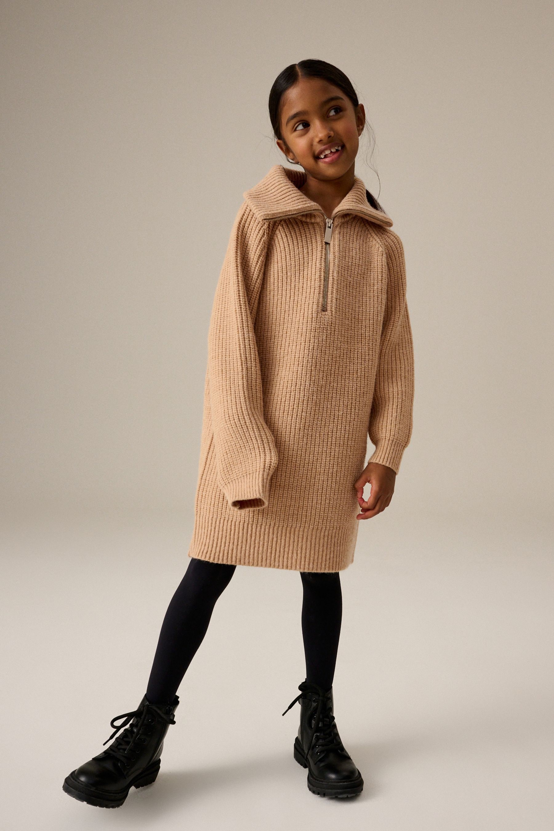Zip jumper dress sales