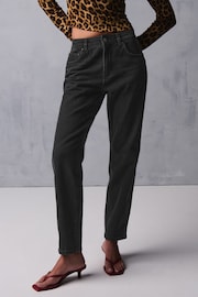 Washed Black Mom Comfort Stretch Jeans - Image 3 of 7