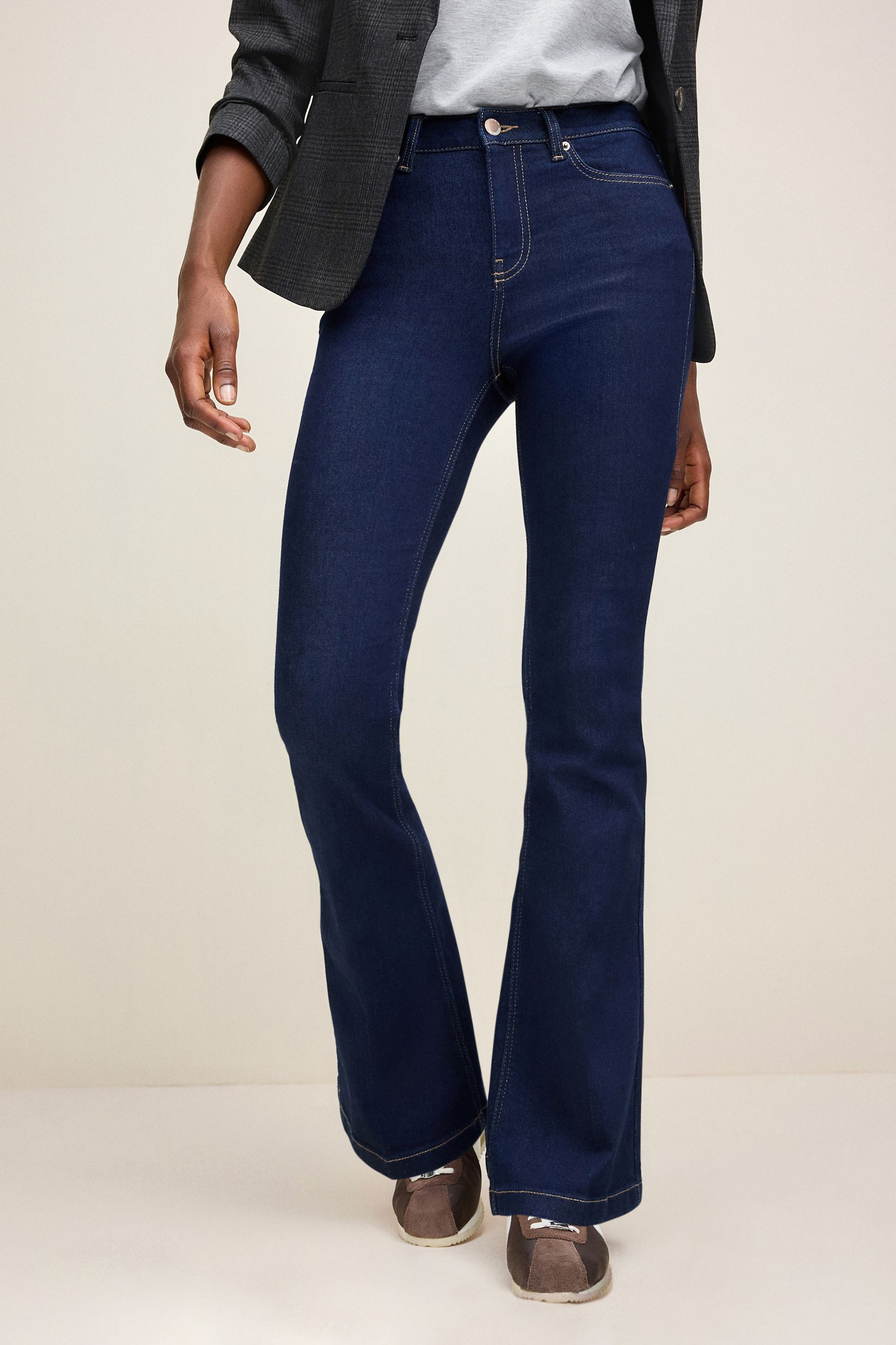 Buy Rinse Wash Supersoft Flare Jeans from the Next UK online shop