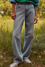 Mid Blue Baggy Wide leg Jeans - Image 1 of 8