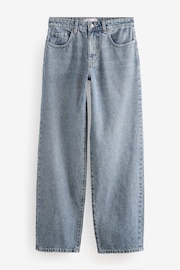 Mid Blue Baggy Wide leg Jeans - Image 6 of 8