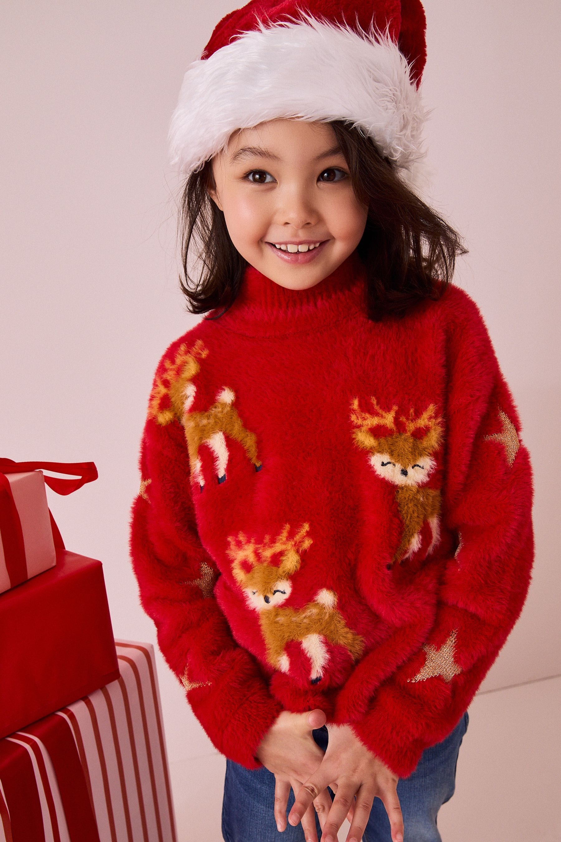 Next reindeer jumper online