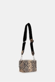 Whistles Bibi Snake Crossbody Black Bag - Image 2 of 5