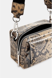 Whistles Bibi Snake Crossbody Black Bag - Image 4 of 5