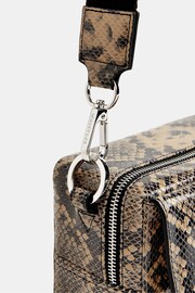 Whistles Bibi Snake Crossbody Black Bag - Image 5 of 5