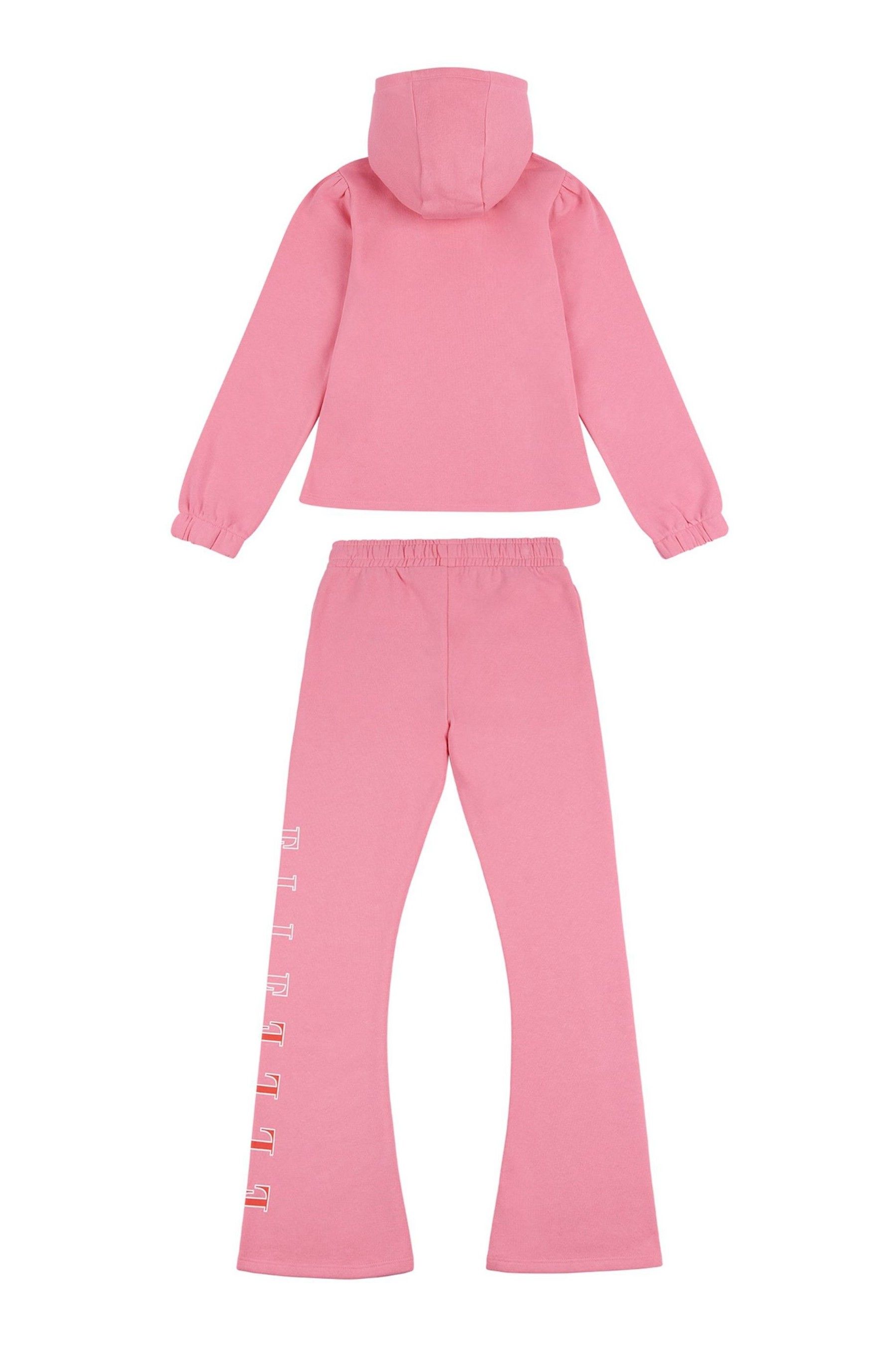 Elle Junior Girls Pink Tracksuit Set