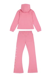 Elle Junior Girls Pink Tracksuit Set - Image 2 of 5